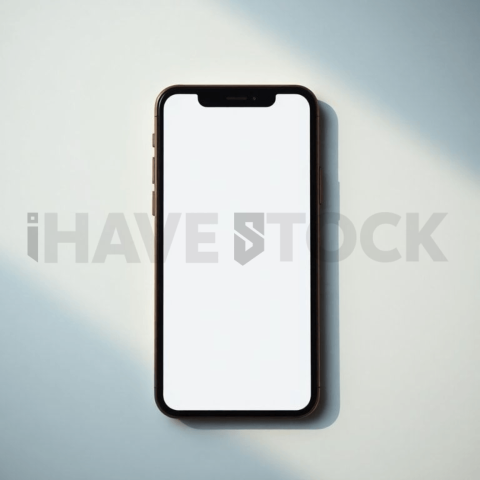 Cinematic landing page   UI concept — smartphone screen 100  empty mockup screen, digital product design studio — premium digital advertising asset #0261