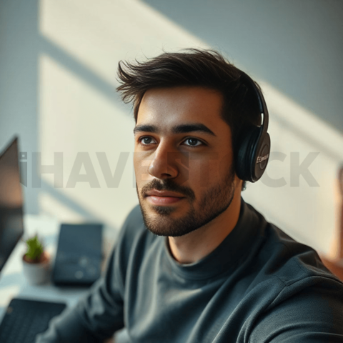 Cinematic landing page   UI concept — ultrawide display screen UI concept screen (shape layout, no text), clean tech workspace with natural light — premium digital advertising asset #0212