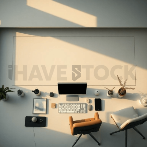 Cinematic landing page   UI concept — ultrawide display screen UI concept screen (shape layout, no text), premium minimalist workspace — premium digital advertising asset #0260