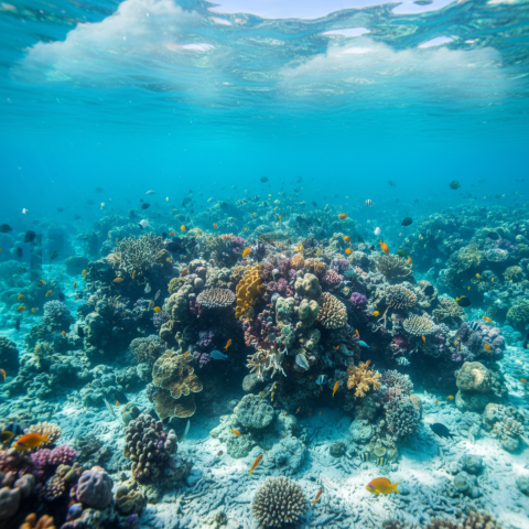 Coral Reef Under Clear Water   Beaches & Oceans N&L OCN 0031 N&L OCN 0060 N&L OCN 0031