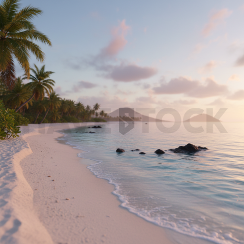 Tropical Paradise Beach   Beaches & Oceans N&L OCN 0022 N&L OCN 0069 N&L OCN 0022