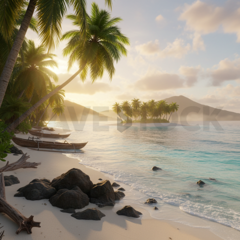 Tropical Paradise Beach   Beaches & Oceans N&L OCN 0088 N&L OCN 0003 N&L OCN 0088