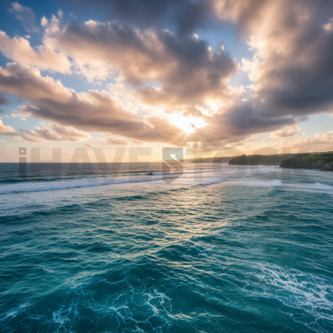 Turquoise Ocean Under Sunlight   Beaches & Oceans N&L OCN 0004 N&L OCN 0087 N&L OCN 0004