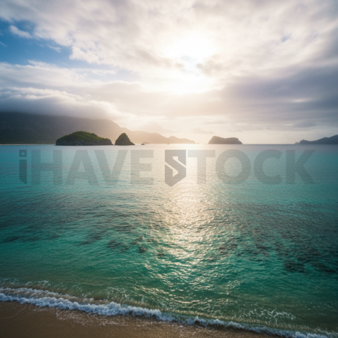 Turquoise Ocean Under Sunlight   Beaches & Oceans N&L OCN 0064 N&L OCN 0027 N&L OCN 0064