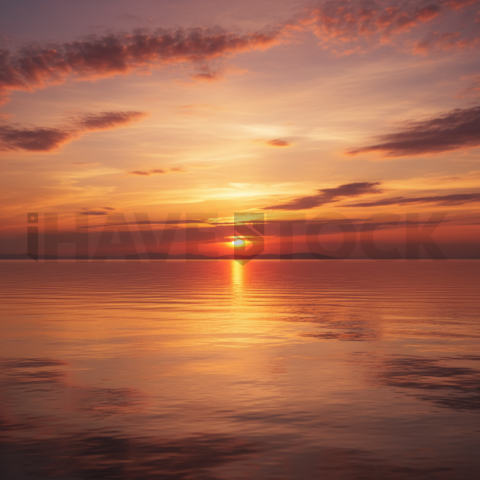 Calm Sea With Reflection   Beaches & Oceans N&L OCN 0077 N&L OCN 0014 N&L OCN 0077