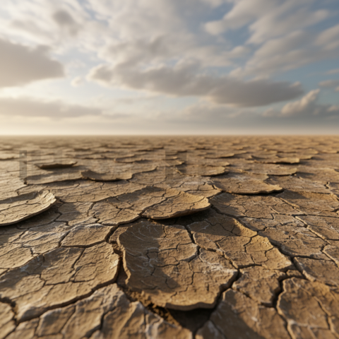 Cracked Dry Ground   Deserts & Rocks N&L RKS 0068