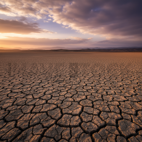 Cracked Dry Ground   Deserts & Rocks N&L RKS 0091