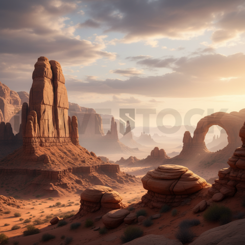 Desert Rock Formations   Deserts & Rocks N&L RKS 0064