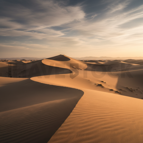 Golden Dunes With Shadows   Deserts & Rocks N&L RKS 0021