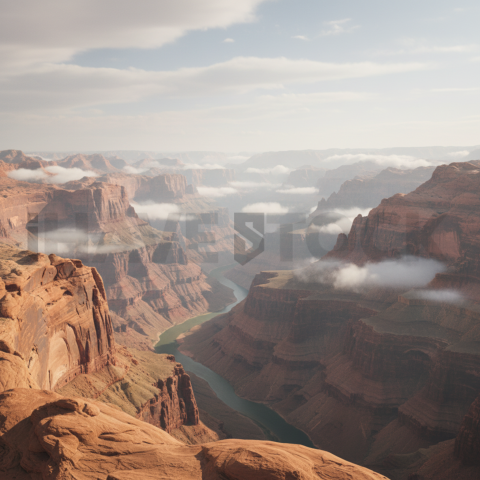 Red Canyon Landscape   Deserts & Rocks N&L RKS 0058