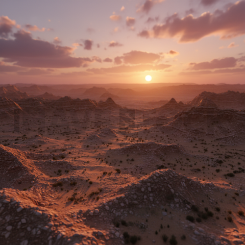 Rugged Desert Terrain   Deserts & Rocks N&L RKS 0027