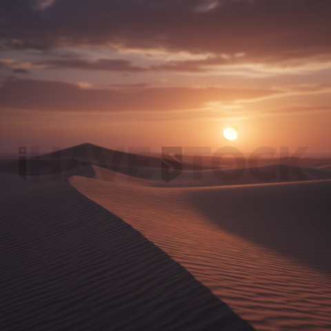 Sand Dunes Under Sunset   Deserts & Rocks N&L RKS 0023