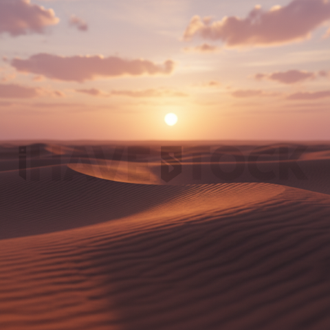 Sand Dunes Under Sunset   Deserts & Rocks N&L RKS 0060