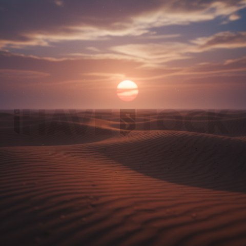 Sand Dunes Under Sunset   Deserts & Rocks N&L RKS 0072