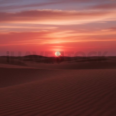 Sand Dunes Under Sunset   Deserts & Rocks N&L RKS 0062