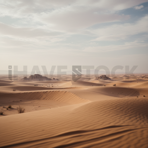 Barren Desert Horizon   Deserts & Rocks N&L RKS 0046