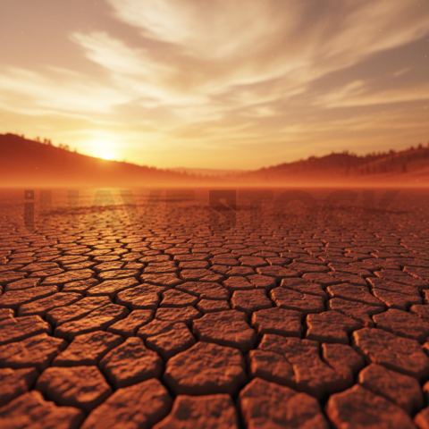 Cracked Dry Ground   Deserts & Rocks N&L RKS 0036