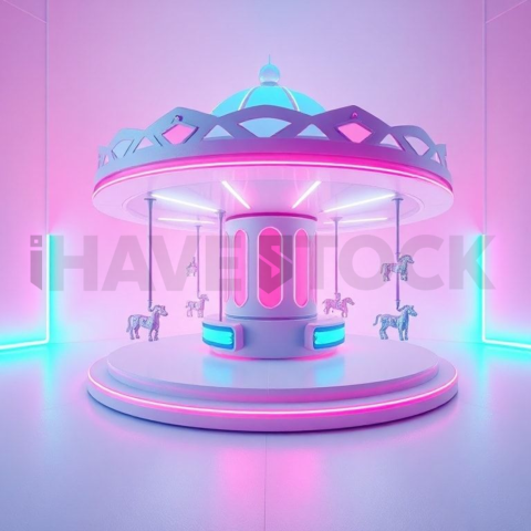 Social Media Carousel Template Tech Neon Carousel Soft Pastel Palette carousel 99