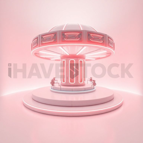Social Media Carousel Template Tech Neon Carousel Neon Futuristic Glow carousel 453