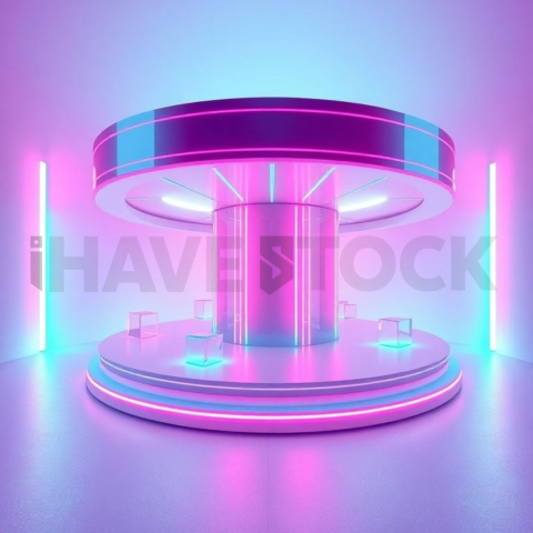 Social Media Carousel Template Tech Neon Carousel Neon Futuristic Glow carousel 159