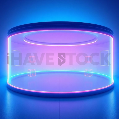 Social Media Carousel Template Tech Neon Carousel Neon Futuristic Glow carousel 69
