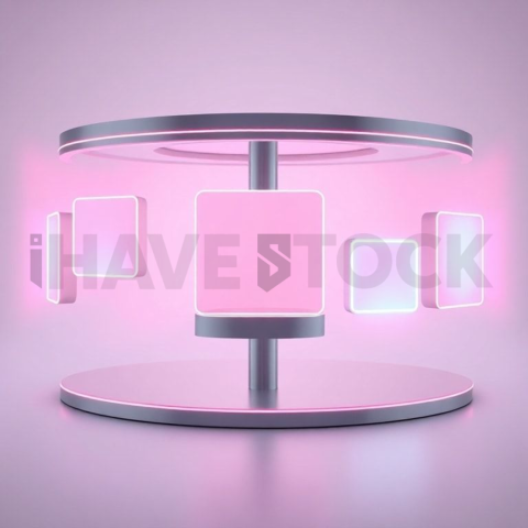 Social Media Carousel Template Tech Neon Carousel Flat Ui Blocks carousel 220