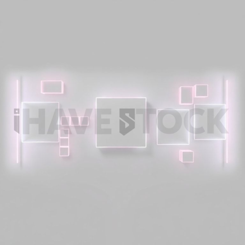 Social Media Carousel Template Tech Neon Carousel Flat Ui Blocks carousel 219