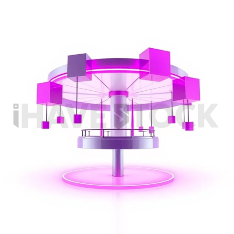 Social Media Carousel Template Tech Neon Carousel Corporate Geometric Style carousel 231