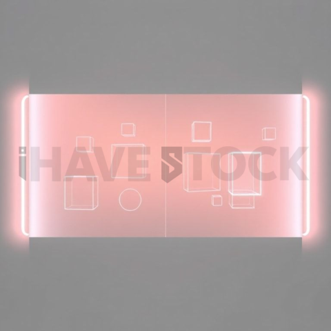 Social Media Carousel Template Split Screen Carousel Neon Futuristic Glow carousel 479