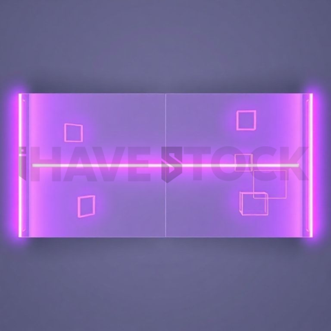 Social Media Carousel Template Split Screen Carousel Neon Futuristic Glow carousel 238