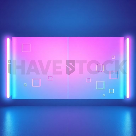 Social Media Carousel Template Split Screen Carousel Neon Futuristic Glow carousel 81