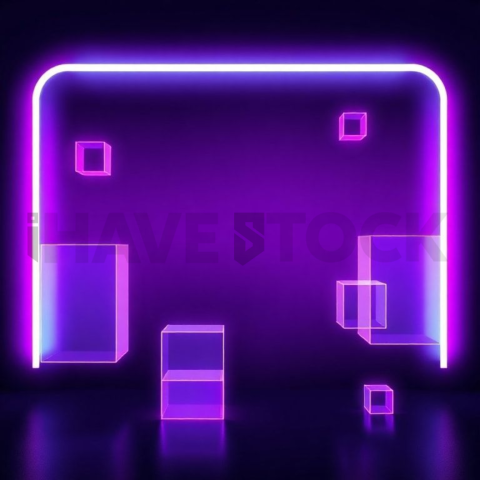 Social Media Carousel Template Soft Gradient Carousel Neon Futuristic Glow carousel 501