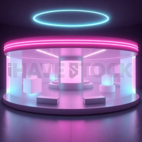 Social Media Carousel Template Pastel Aesthetic Carousel Neon Futuristic Glow carousel 502