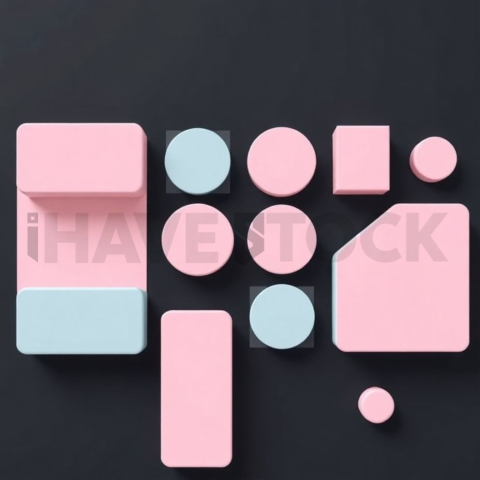 Social Media Carousel Template Pastel Aesthetic Carousel Bold Modern Shapes carousel 140