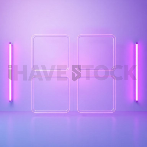 Social Media Carousel Template Minimal 4 Step Carousel Soft Gradient Lighting carousel 491