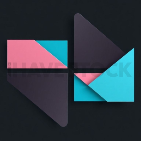 Social Media Carousel Template Minimal 4 Step Carousel Bold Modern Shapes carousel 233