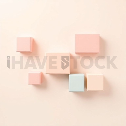 Social Media Carousel Template Floating Blocks Carousel Soft Pastel Palette carousel 300