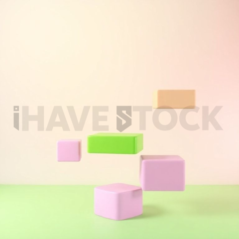 Social Media Carousel Template Floating Blocks Carousel Soft Pastel Palette carousel 152