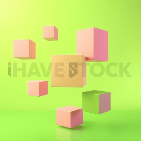 Social Media Carousel Template Floating Blocks Carousel Flat Ui Blocks carousel 407