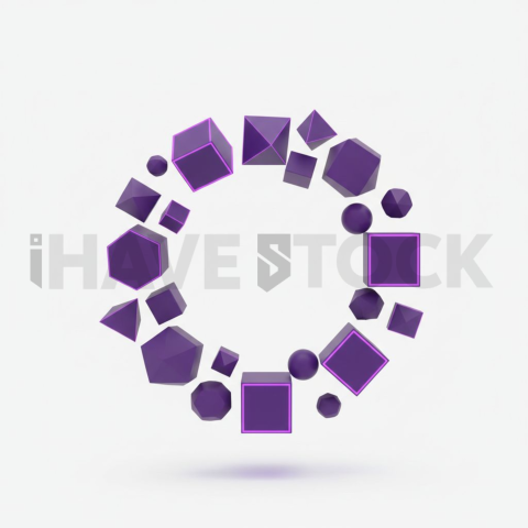 Social Media Carousel Template Floating Blocks Carousel Bold Modern Shapes carousel 525