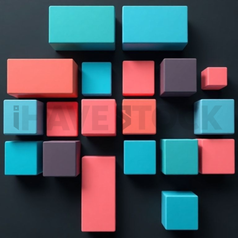 Social Media Carousel Template Floating Blocks Carousel Bold Modern Shapes carousel 348