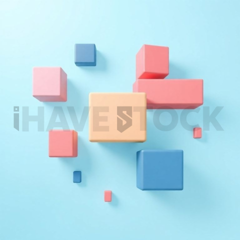 Social Media Carousel Template Floating Blocks Carousel Bold Modern Shapes carousel 334