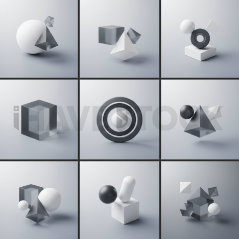 Social Media Carousel Template Business Grid Carousel High Contrast Modern Layout carousel 548