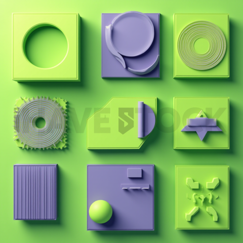 Social Media Carousel Template Business Grid Carousel Bold Modern Shapes carousel 549