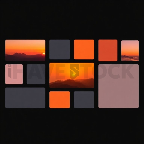 Social Media Carousel Template Business Grid Carousel Bold Modern Shapes carousel 163