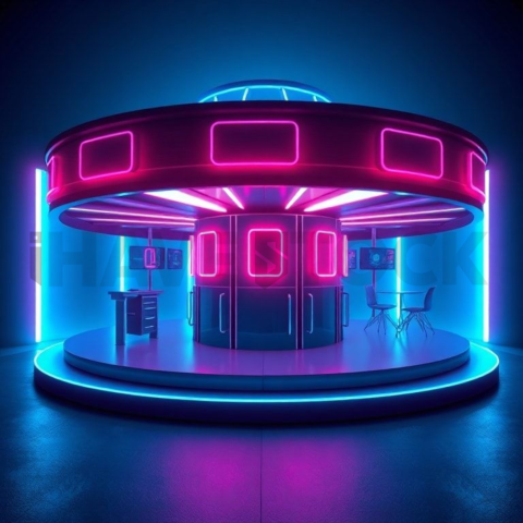 Social Media Carousel Template Bold Modern Carousel Neon Futuristic Glow carousel 510(1)