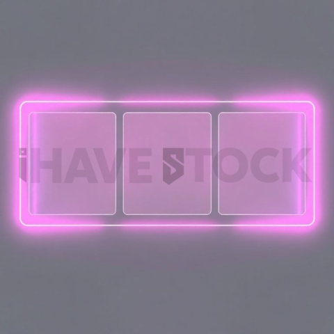 Social Media Carousel Template 5 Panel Carousel Layout Neon Futuristic Glow carousel 90