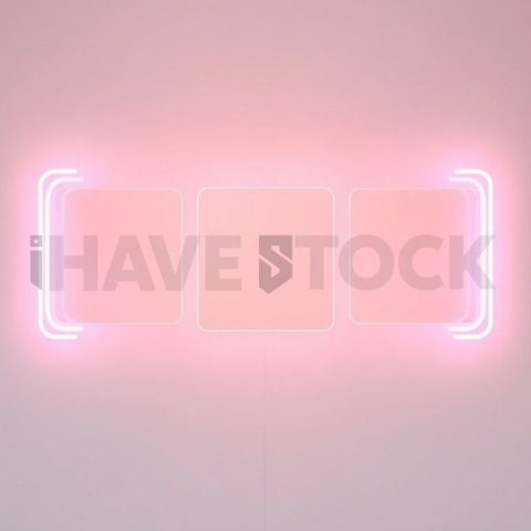 Social Media Carousel Template 5 Panel Carousel Layout Neon Futuristic Glow carousel 35