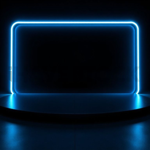 Dark Mode CTA Card Blue Electric Soft Glow Dark UI Card 2025 – 8K