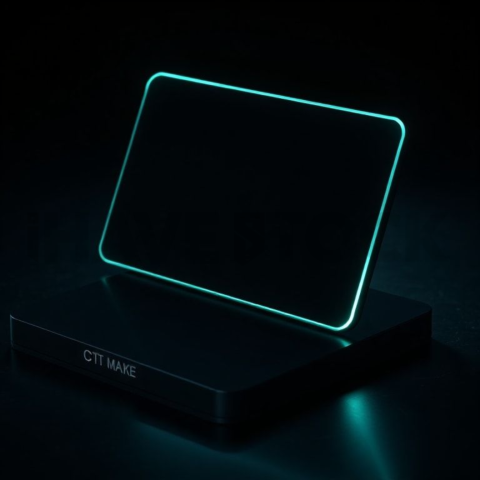 Dark Mode CTA Card Emerald Soft Glow Dark UI Card 2025 – 8K